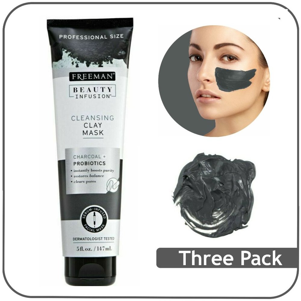 Freeman Beauty Infusion Charcoal Clay Face Mask 3